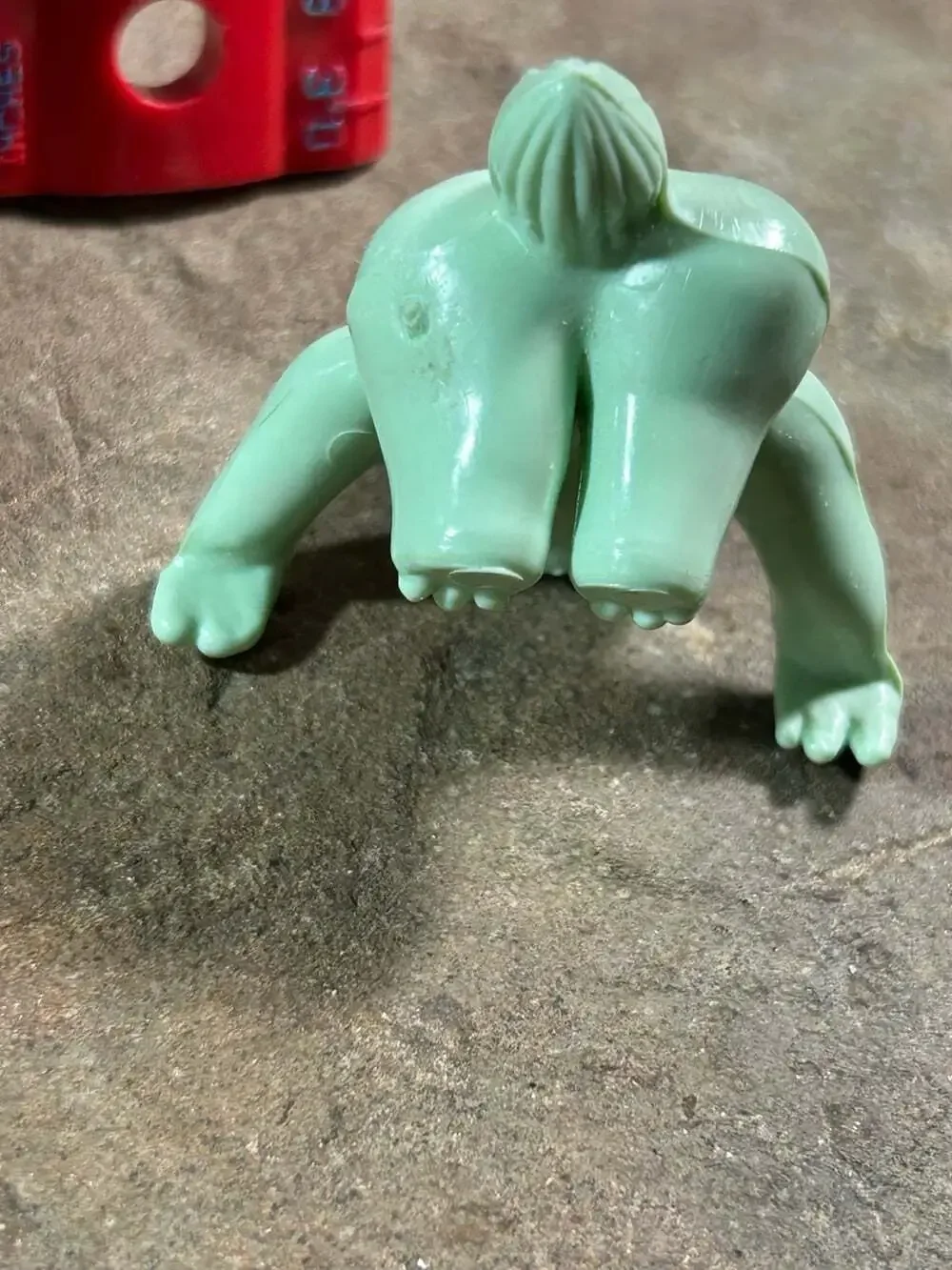 Vintage Kellogg's Cereal mint green Raccoon Cereal Bowl Hanger